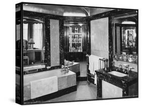 Art Deco Bathroom-null-Stretched Canvas