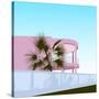 Art Deco Beach House-Claire Huntley-Stretched Canvas