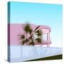 Art Deco Beach House-Claire Huntley-Stretched Canvas