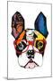 Art Deco - Boston Terrier with Glasses-Trends International-Mounted Poster