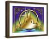 Art Deco Buddha 1-Art Deco Designs-Framed Giclee Print