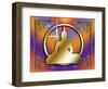 Art Deco Buddha 2-Art Deco Designs-Framed Giclee Print