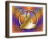 Art Deco Buddha 2-Art Deco Designs-Framed Giclee Print