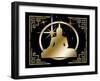 Art Deco Buddha 3-Art Deco Designs-Framed Giclee Print