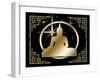 Art Deco Buddha 3-Art Deco Designs-Framed Giclee Print