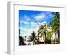Art Deco Building, South Beach, Miami, Florida, USA-Terry Eggers-Framed Photographic Print