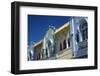 Art deco buildings, New Regent Street, Christchurch, Canterbury, South Island, New Zealand-David Wall-Framed Photographic Print