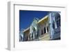 Art deco buildings, New Regent Street, Christchurch, Canterbury, South Island, New Zealand-David Wall-Framed Photographic Print