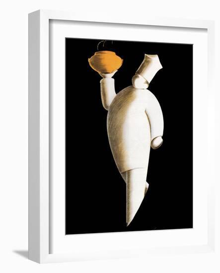 Art-Deco Chef, 1927-Federico Seneca-Framed Giclee Print