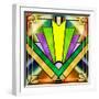 Art Deco Chevron 3-Art Deco Designs-Framed Giclee Print