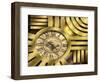 Art Deco Clock-Art Deco Designs-Framed Giclee Print