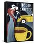 Art Deco Coffee-Martin Wickstrom-Framed Stretched Canvas