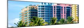 Art Deco Colors Architecture of Miami Beach - South Beach - Florida-Philippe Hugonnard-Mounted Photographic Print