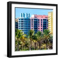 Art Deco Colors Architecture of Miami Beach - South Beach - Florida-Philippe Hugonnard-Framed Photographic Print