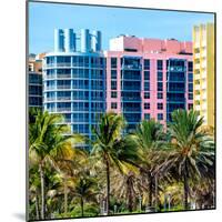 Art Deco Colors Architecture of Miami Beach - South Beach - Florida-Philippe Hugonnard-Mounted Photographic Print