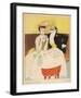 Art Deco Couple Fine Dining-null-Framed Giclee Print