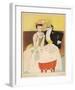 Art Deco Couple Fine Dining-null-Framed Giclee Print