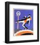 Art Deco Couple in the Street-null-Framed Giclee Print