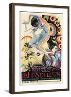 Art Deco Dance Poster-null-Framed Art Print