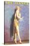 Art Deco Dancer-null-Stretched Canvas