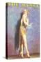 Art Deco Dancer-null-Stretched Canvas