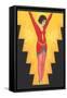 Art Deco Dancer-null-Framed Stretched Canvas