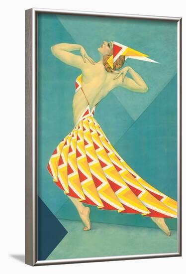 Art Deco Dancer-null-Framed Art Print