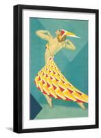 Art Deco Dancer-null-Framed Art Print