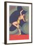 Art Deco Dancer-null-Framed Art Print