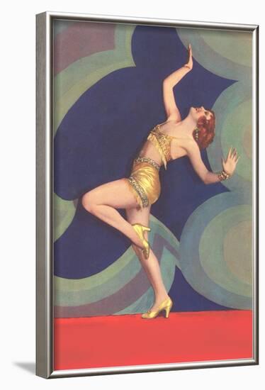 Art Deco Dancer-null-Framed Art Print