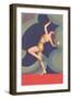 Art Deco Dancer-null-Framed Art Print