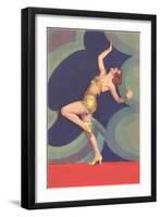 Art Deco Dancer-null-Framed Art Print