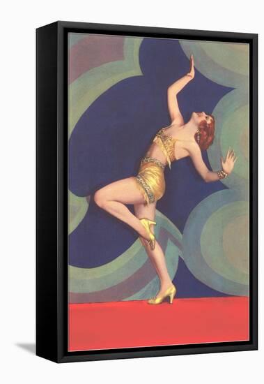 Art Deco Dancer-null-Framed Stretched Canvas