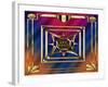 Art Deco Design 2020C-Art Deco Designs-Framed Giclee Print