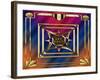 Art Deco Design 2020C-Art Deco Designs-Framed Giclee Print