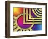 Art Deco Design 24A-Art Deco Designs-Framed Giclee Print