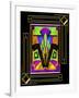 Art Deco Design 5B Frame 3-Art Deco Designs-Framed Giclee Print