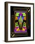 Art Deco Design 5B Frame 3-Art Deco Designs-Framed Giclee Print