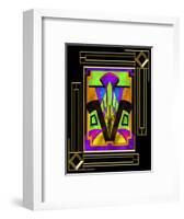 Art Deco Design 5B Frame 3-Art Deco Designs-Framed Giclee Print