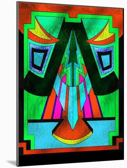 Art Deco Design 6-Art Deco Designs-Mounted Giclee Print