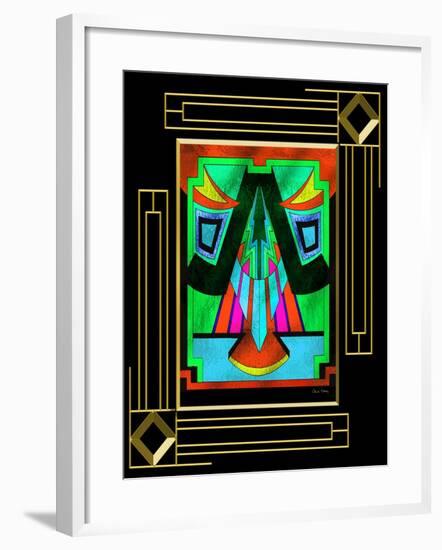 Art Deco Design 6B-Art Deco Designs-Framed Giclee Print