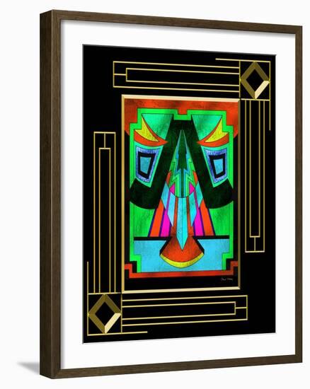 Art Deco Design 6B-Art Deco Designs-Framed Giclee Print