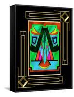 Art Deco Design 6B-Art Deco Designs-Framed Stretched Canvas