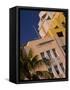 Art Deco Design of Cavalier Hotel, South Beach, Miami, Florida, USA-Nancy & Steve Ross-Framed Stretched Canvas