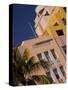 Art Deco Design of Cavalier Hotel, South Beach, Miami, Florida, USA-Nancy & Steve Ross-Stretched Canvas