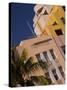 Art Deco Design of Cavalier Hotel, South Beach, Miami, Florida, USA-Nancy & Steve Ross-Stretched Canvas