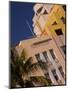 Art Deco Design of Cavalier Hotel, South Beach, Miami, Florida, USA-Nancy & Steve Ross-Mounted Photographic Print