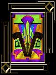 Art Deco Lamp Frame 3-Art Deco Designs-Giclee Print