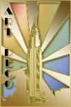Chrysler Building-Art Deco Designs-Giclee Print