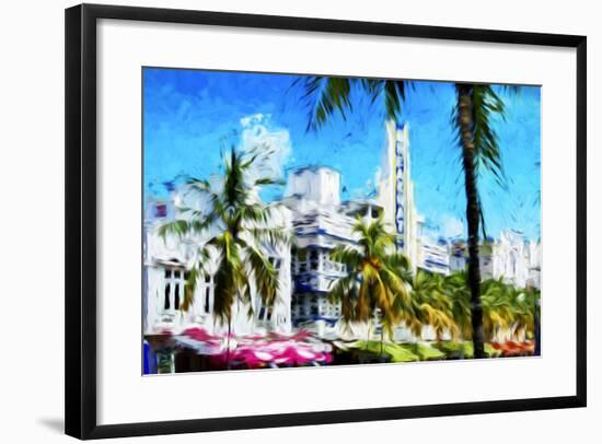 Art Deco District - In the Style of Oil Painting-Philippe Hugonnard-Framed Giclee Print